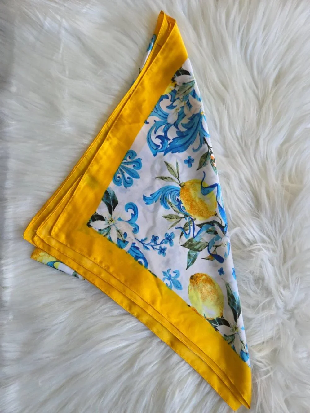 Lemon Square Scarf
